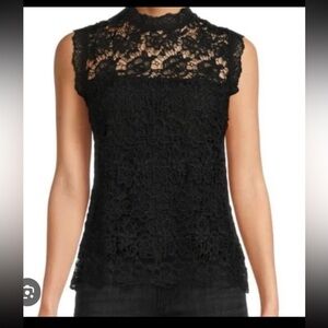 Nanette Lepore Lace Sleeveless Top